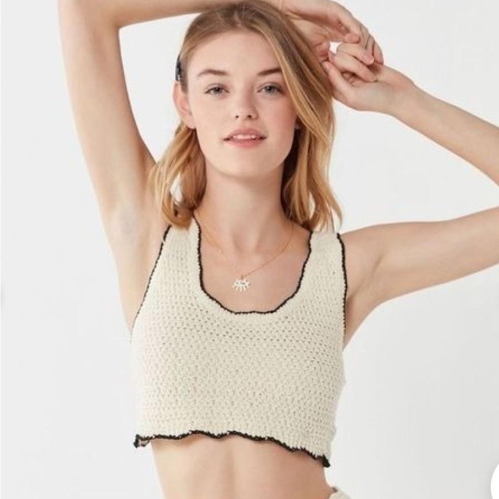 Urban Outfitters Knit Crochet Crop Top